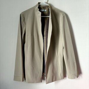KASADA $498 Shimmering Light Tan Pearly Designer High Quality Jacket Women Sz 10